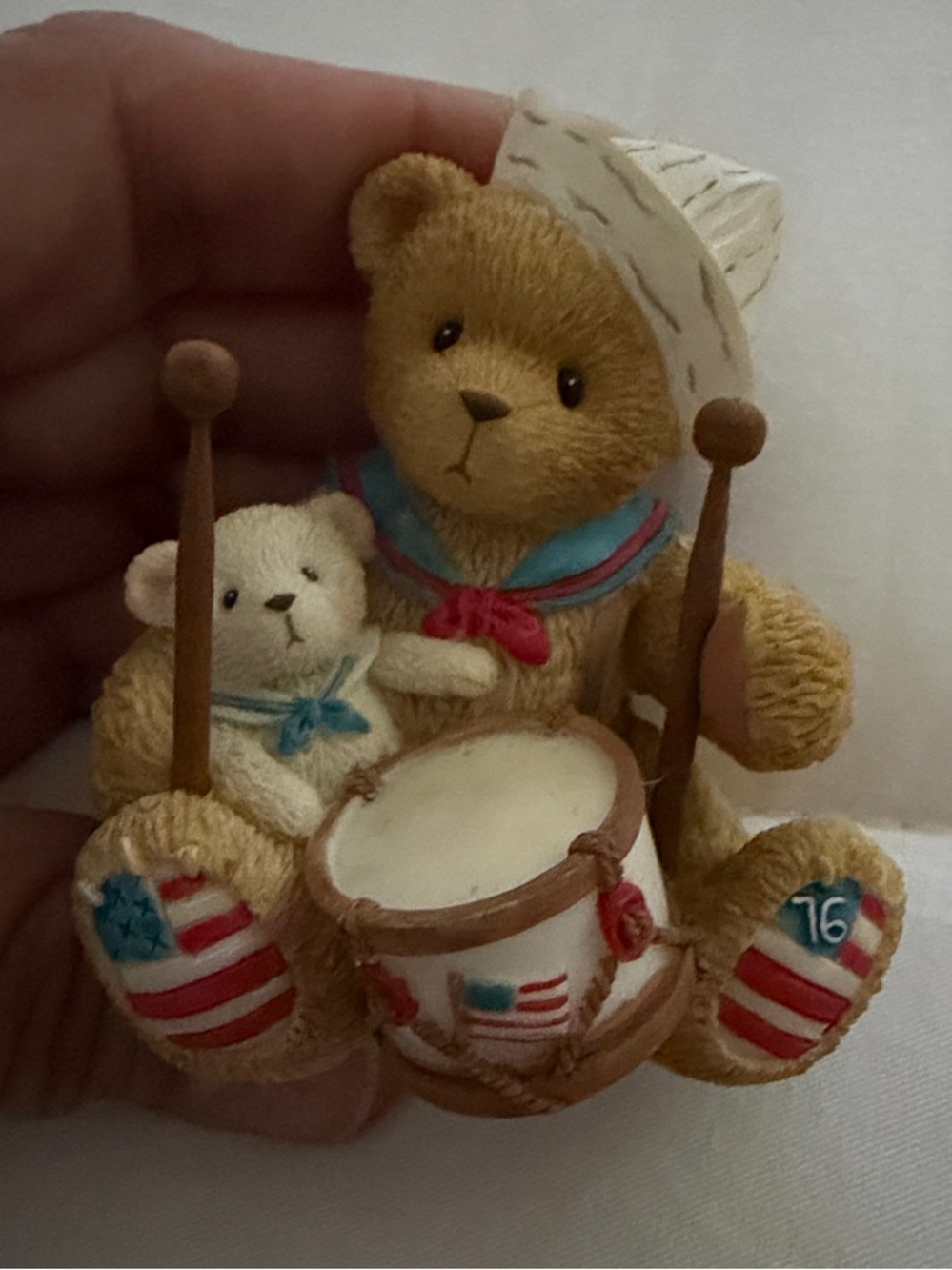 🧸 Cherished Teddies GREGORY “From Sea To Shining Sea” Patriotic Drummer